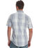 Wrangler Retro Men's Grey Plaid Premium Long Sleeve Western Shirt , Grey, hi-res
