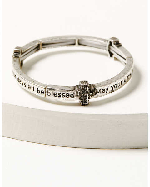 Image #3 - Shyanne Women's Desert Wandered Faith Bracelet Set, Silver, hi-res