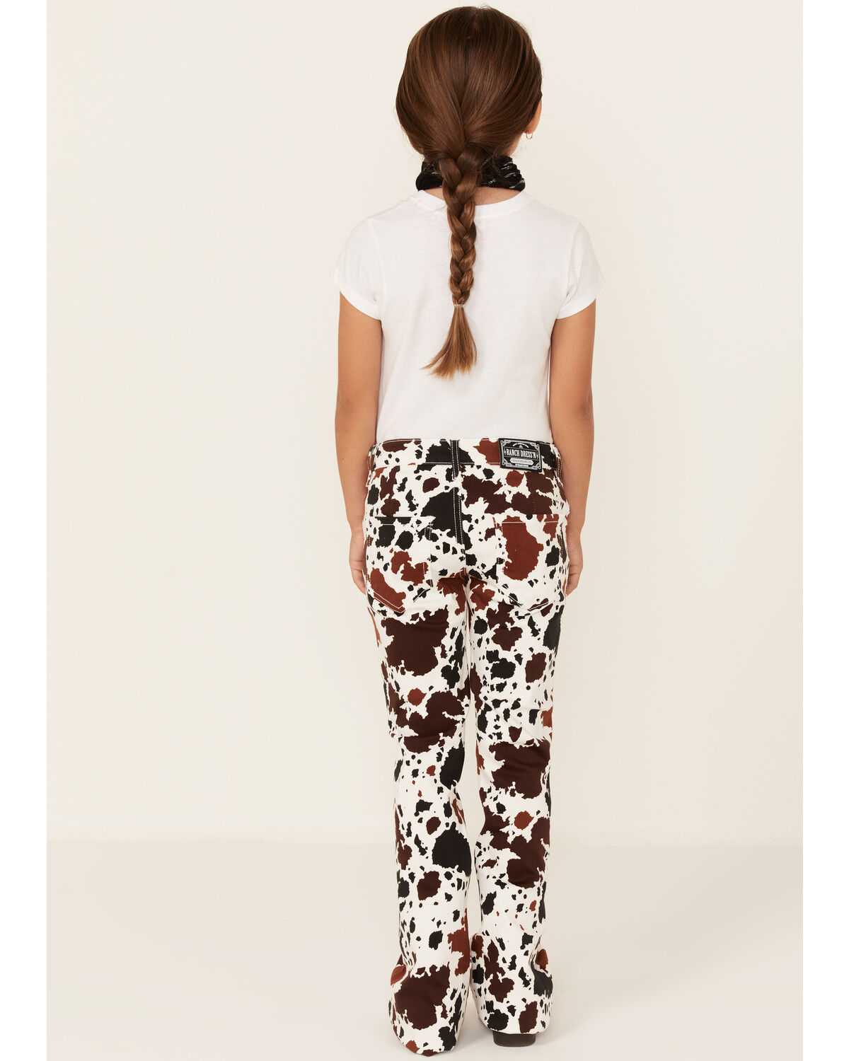 Image #3 - Ranch Dress'n Girls' Cattle Drive Stretch Jeans, White, hi-res
