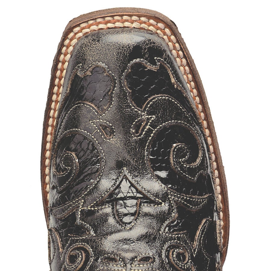 corral python inlay western boots