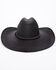 Cody James Men's Black Palm Duke Crease Cowboy Hat, Black, hi-res