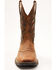 Image #4 - RANK 45® Women's Xero Gravity Lite Mexican Flag Western Performance Boots - Broad Square Toe, Brown, hi-res