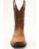 Image #4 - Shyanne Women's Xero Gravity Lite Mexican Flag Western Performance Boots - Broad Square Toe, Brown, hi-res