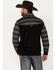 Image #4 - RANK 45® Men's Grove Striped Print 1/4 Zip Pullover, Black, hi-res