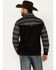 Image #4 - RANK 45® Men's Grove Striped Print 1/4 Zip Pullover , Black, hi-res