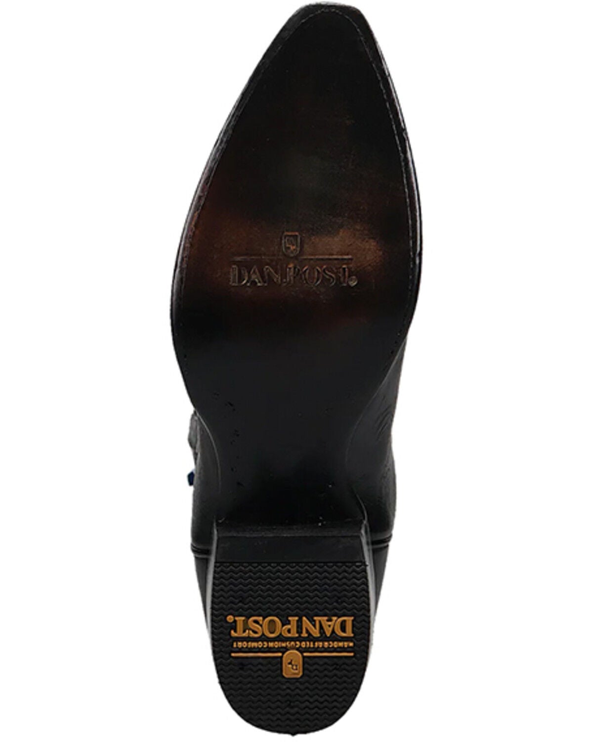 Image #5 - Dan Post Men's Rip Western Boots - Snip Toe, Black, hi-res