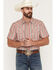 Image #1 - Cody James Men's Old Skool Striped Short Sleeve Snap Western Shirt, Multi, hi-res