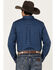Image #4 - Cody James Men's 2nd Round Geo Print Long Sleeve Button-Down Western Shirt, Dark Blue, hi-res