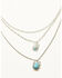 Image #1 - Idyllwind Women's Aurora Layered Necklace, Silver, hi-res
