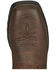 Image #6 - Tony Lama Men's Anchor Water Buffalo Soft Western Work Boots - Broad Square Toe , Brown, hi-res