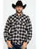 Outback Trading Co. Men's Rogan Performance Flannel Shirt  , Brown, hi-res