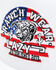 Image #2 - Lazy J Ranchwear Men's USA Patch Ball Cap, White, hi-res