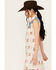 Image #2 - Panhandle Women's Boot Print Sleeveless Pearl Snap Mini Dress, Cream, hi-res