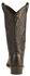 Image #7 - Abilene Women's Cowhide Western Boots - Round Toe, Black, hi-res