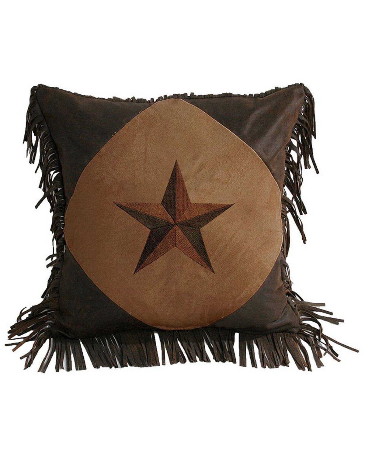 Image #1 - HiEnd Accents Fringe Star Pillow, Multi, hi-res