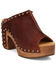 Image #1 - Dingo Women's Echo Wooden Sandals, Wine, hi-res
