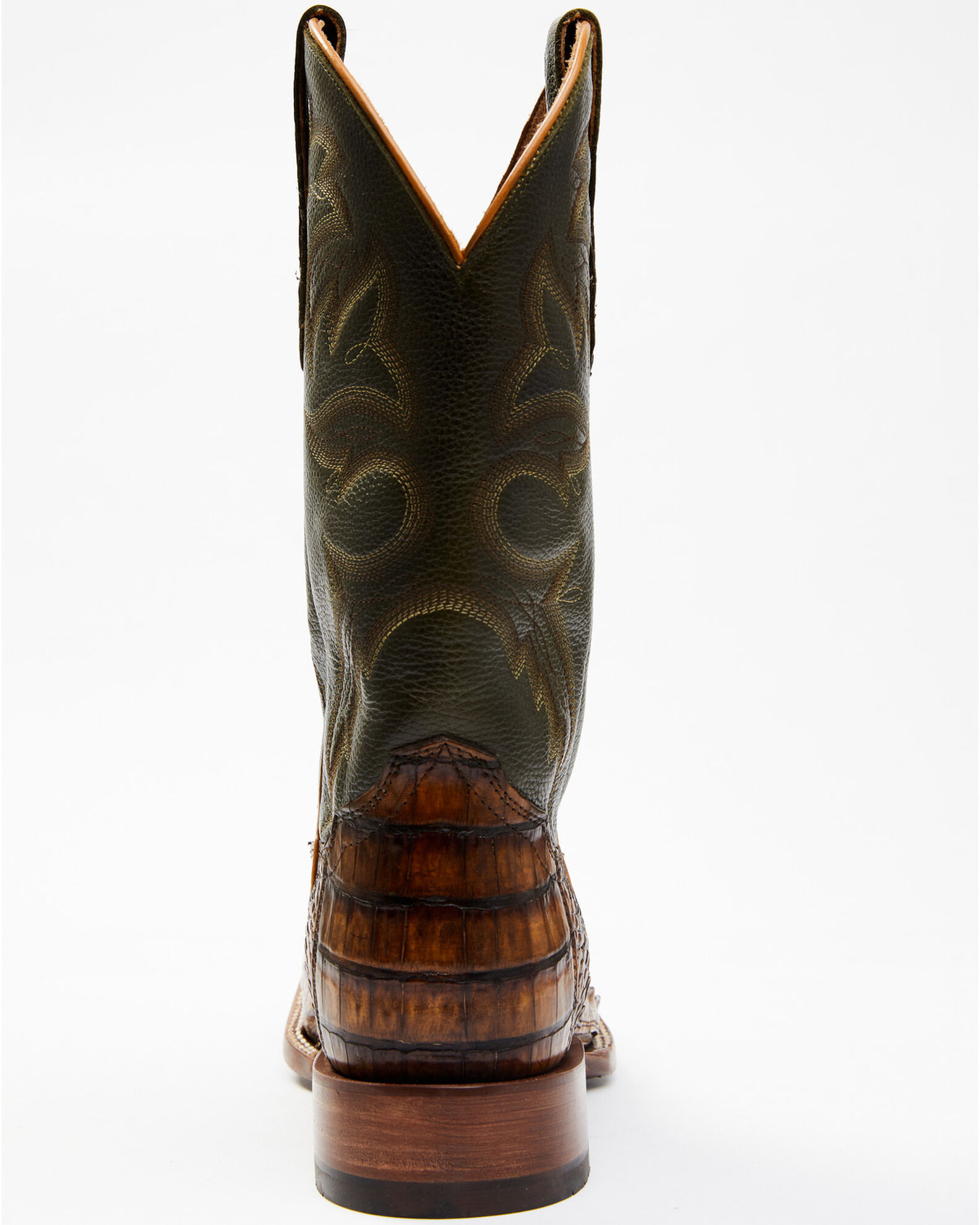 El dorado men's caiman square toe western boots on sale