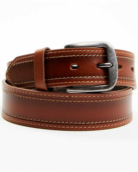 Levi's Men's CRS2 Tan Leather Belt, Tan, hi-res