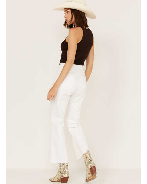 Image #4 - Rolla's Women's High Rise Eastcoast Cropped Flare Jeans, White, hi-res