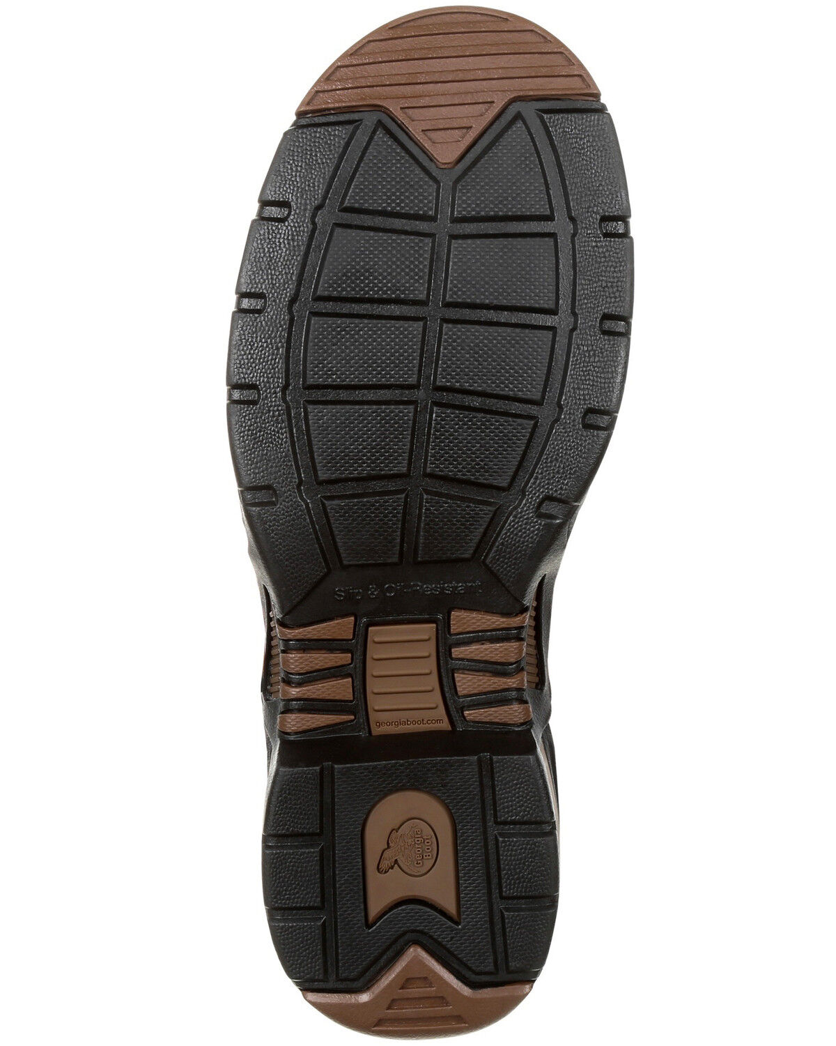 Image #7 - Georgia Boot Men's Athens Waterproof Side-Zip Work Boots - Moc Toe, Brown, hi-res