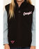 Image #3 - Cowgirl Hardware Girls' Sassy Cowgirls Vest, Black, hi-res
