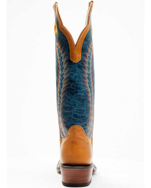Image #5 - Hondo Boots Men's Crazy Horse Western Boots - Broad Square Toe, Tan, hi-res