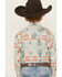 Image #4 - Rock & Roll Denim Boys' Southwestern Print Long Sleeve Pearl Snap Stretch Western Shirt, Ivory, hi-res