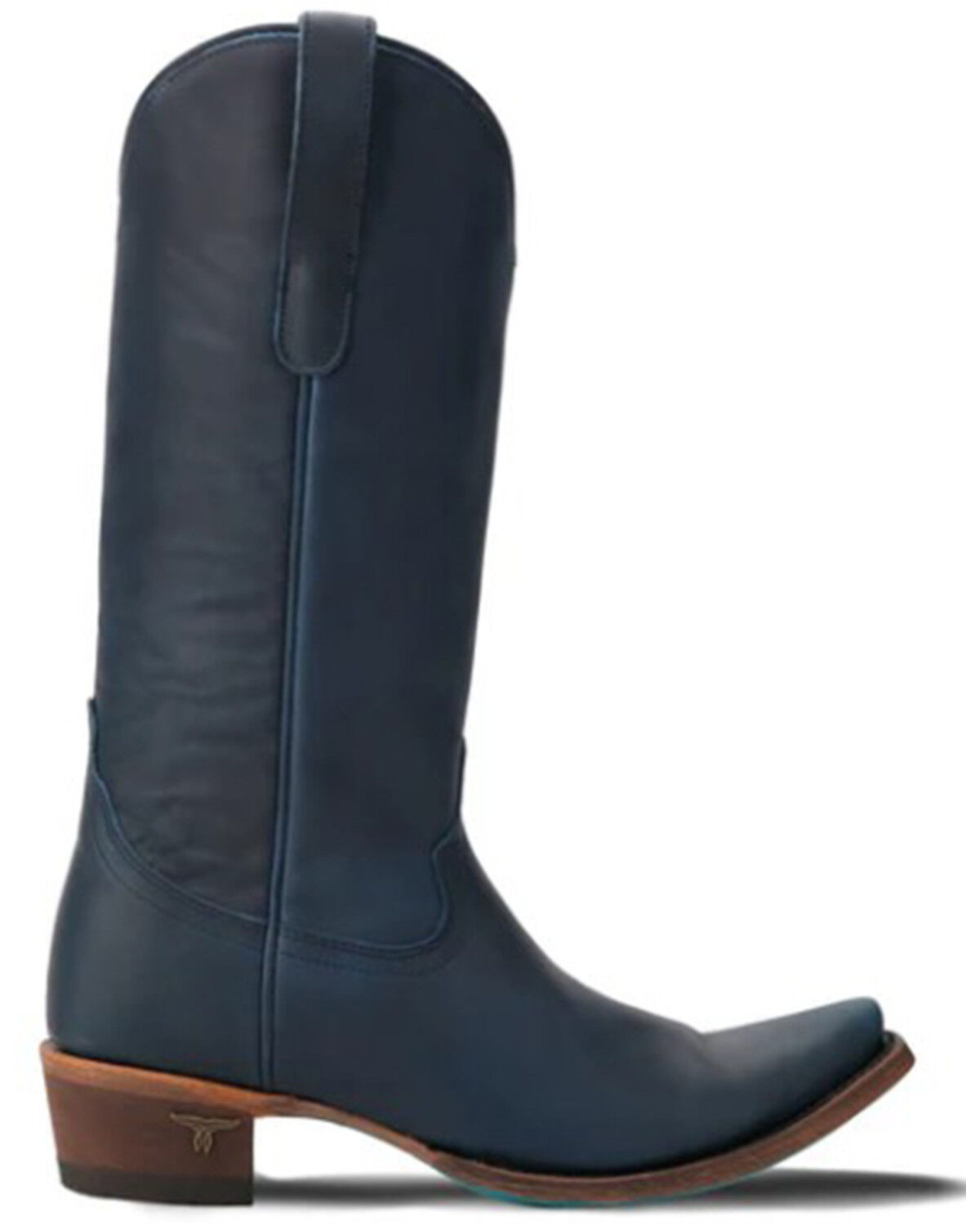 Image #2 - Lane Women's Emma Jane Tall Western Boots - Snip Toe, Navy, hi-res