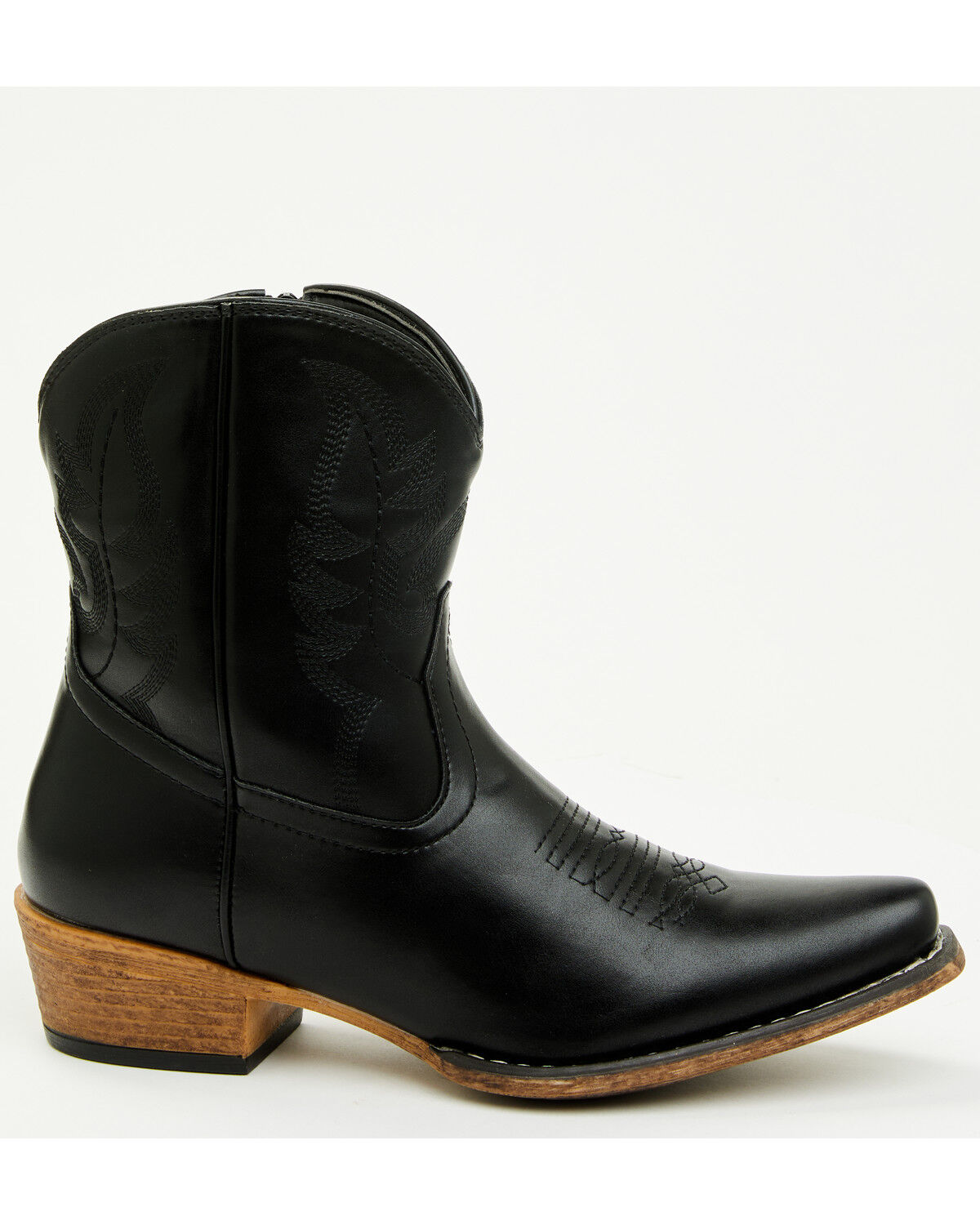 Image #2 - Roper Women's Shay Fashion Booties - Snip Toe, Black, hi-res