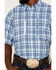 Image #3 - Ariat Men's VentTEK Dutch Plaid Short Sleeve Button Down Western Shirt , Blue, hi-res