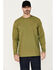 Image #2 - Ariat Men's FR Chain Hook Long Sleeve Graphic Work T-Shirt, Green, hi-res
