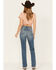 Image #3 - Ariat Women's Lucy Ultra High Straight Jeans, Blue, hi-res