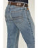 Image #4 - Ariat Men's M4 Corralitos Louis Light Wash Relaxed Bootcut Rigid Denim Jeans, Light Wash, hi-res