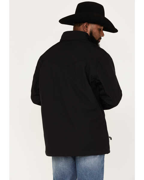 Image #4 - RANK 45® Men's Myrtis Concealed Carry Softshell Jacket - Big & Tall, Black, hi-res