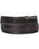 Lucchese Men's Black Cherry Goatskin Leather Belt, Black Cherry, hi-res