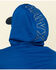 Image #5 - Hawx Men's Tech Logo Hooded Work Sweatshirt, Blue, hi-res