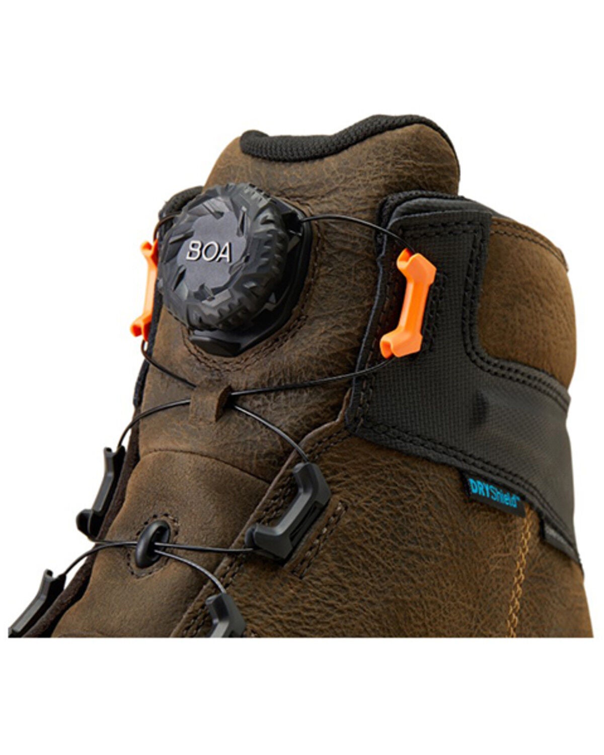 Image #6 - Ariat Men's 6" Stump Jumper BOA&reg; Waterproof Work Boots - Composite Toe, Brown, hi-res