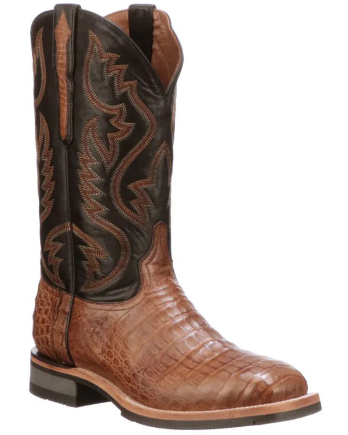Image #1 - Lucchese Men's Rowdy Western Boots - Square Toe, , hi-res