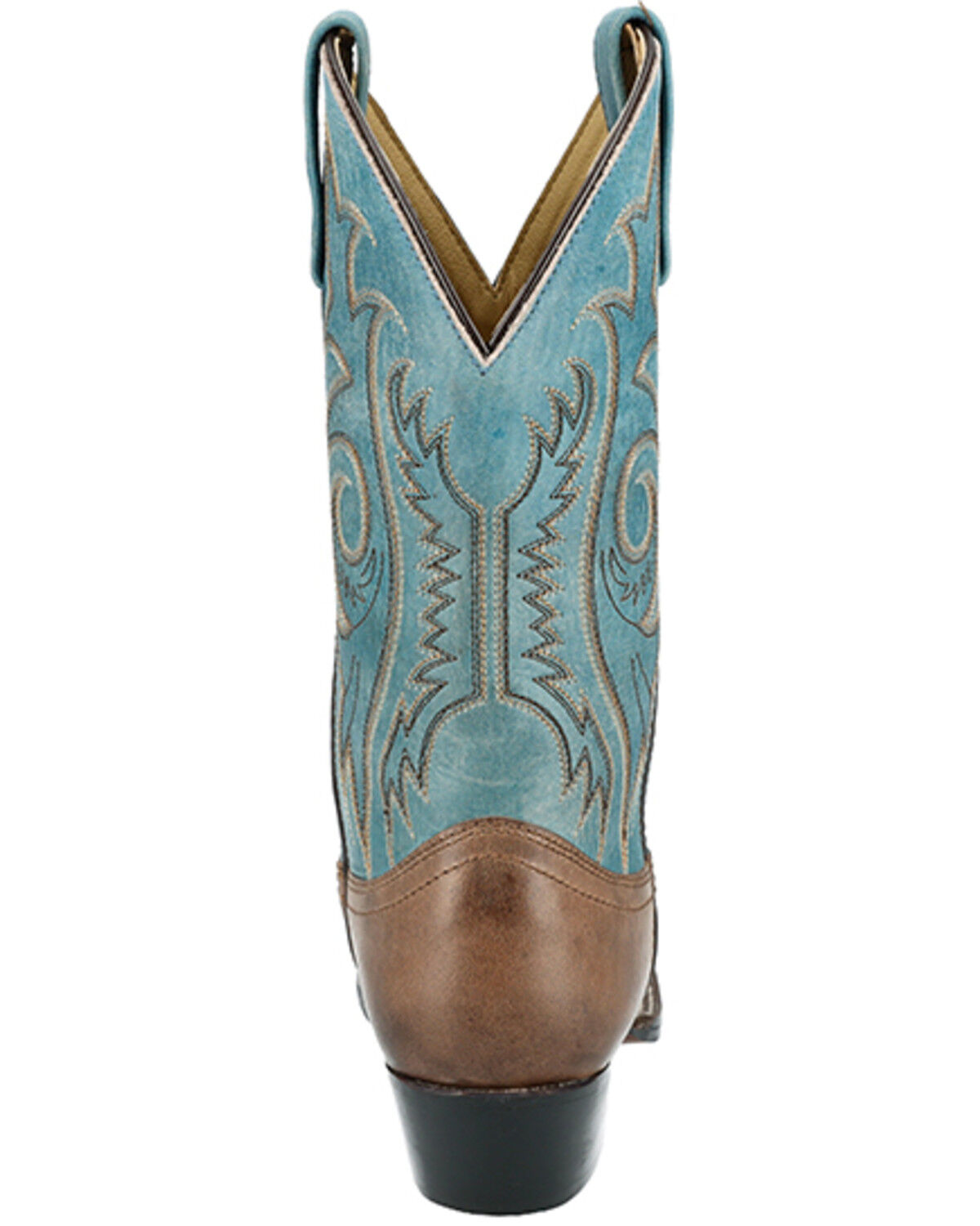 Image #5 - Smoky Mountain Women's Victoria Western Boots - Snip Toe, Brown, hi-res