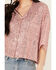 Image #3 - POL Women's Sequin Button Up Top, , hi-res