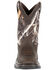 Image #5 - Rocky Boys' Big Kid Ride FLX Waterproof Western Work Boots - Soft Toe, Brown, hi-res