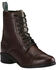 Image #1 - Ariat Women's Heritage IV Lace Paddock English Riding Boots - Round Toe, Brown, hi-res