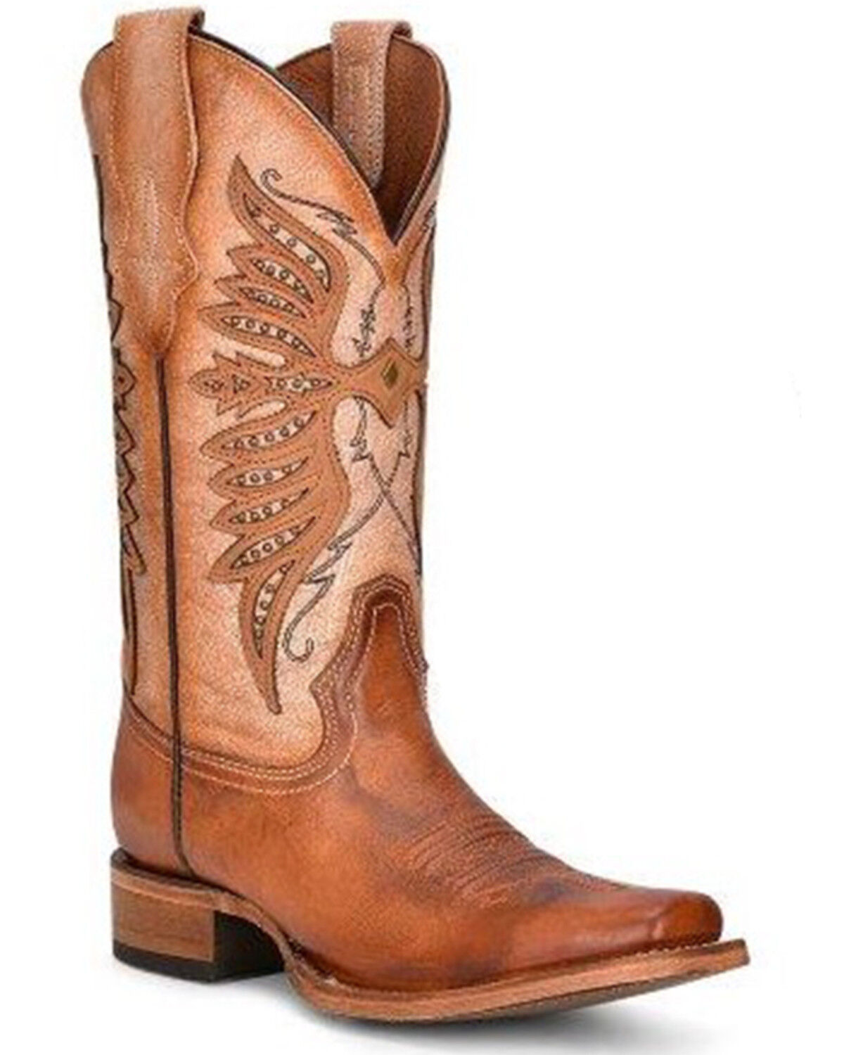 Image #1 - Circle G Women's LD Western Boots - Square Toe, Brown, hi-res