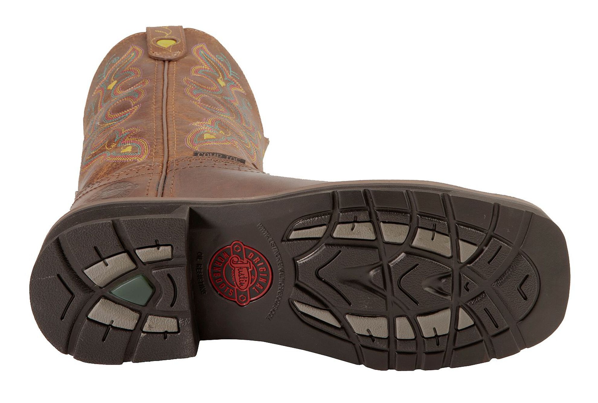 Justin work boots for women deals