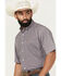 Image #2 - Cinch Men's Medallion Print Short Sleeve Button-Down Performance Western Shirt, White, hi-res