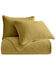 HiEnd Accents Tuscan Stonewashed Cotton & Velvet 3-Piece Full/Queen Quilt Set , Orange, hi-res