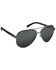 Image #1 - Hobie Broad Shiny Gnmetal Polarized Sunglasses, Grey, hi-res