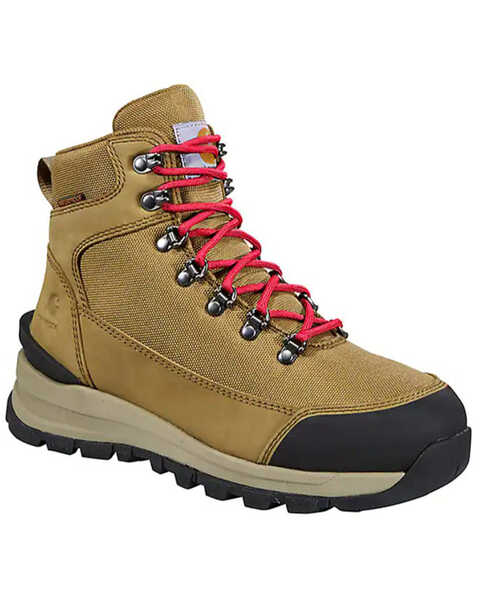 Image #1 - Carhartt Women's Gilmore 6" Hiker Work Boot - Soft Toe, Tan, hi-res