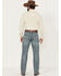 Image #3 - Rock & Roll Denim Men's Medium Wash Tapered Bootcut Stretch Denim Jeans, Medium Wash, hi-res