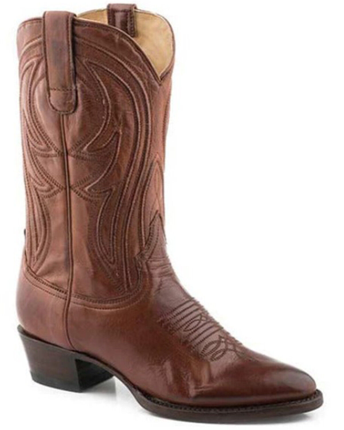 Image #1 - Stetson Women's Nora Western Boots - Round Toe, Brown, hi-res